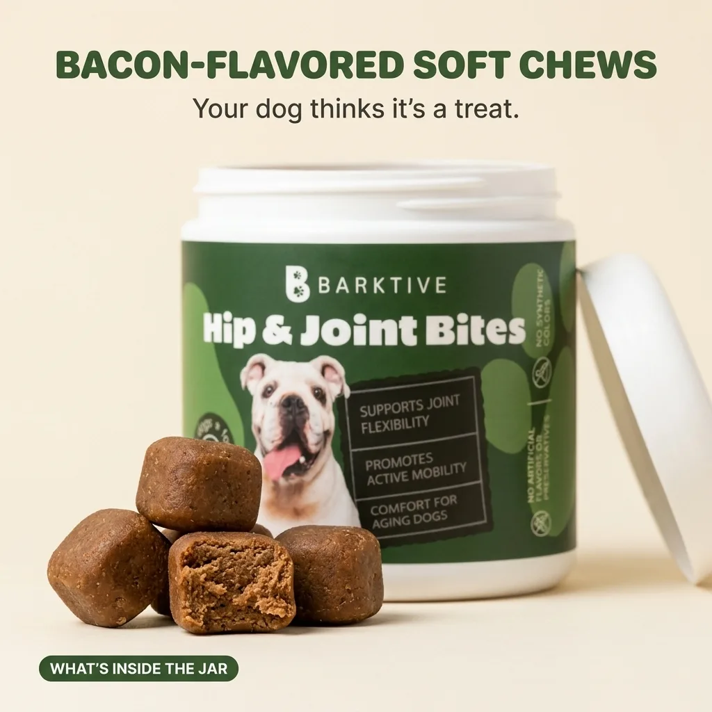Bacon-flavored soft chews