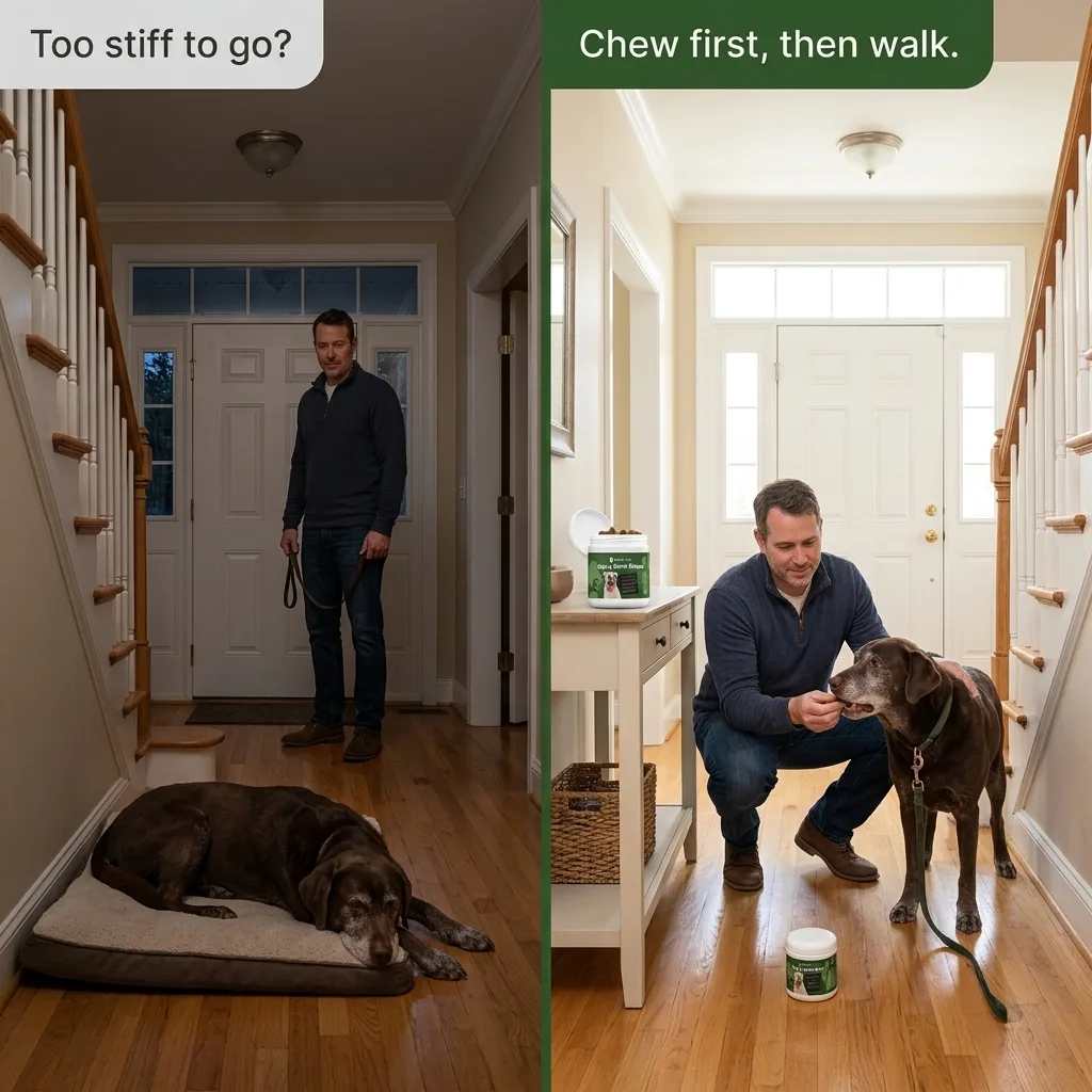 Chew first, then walk